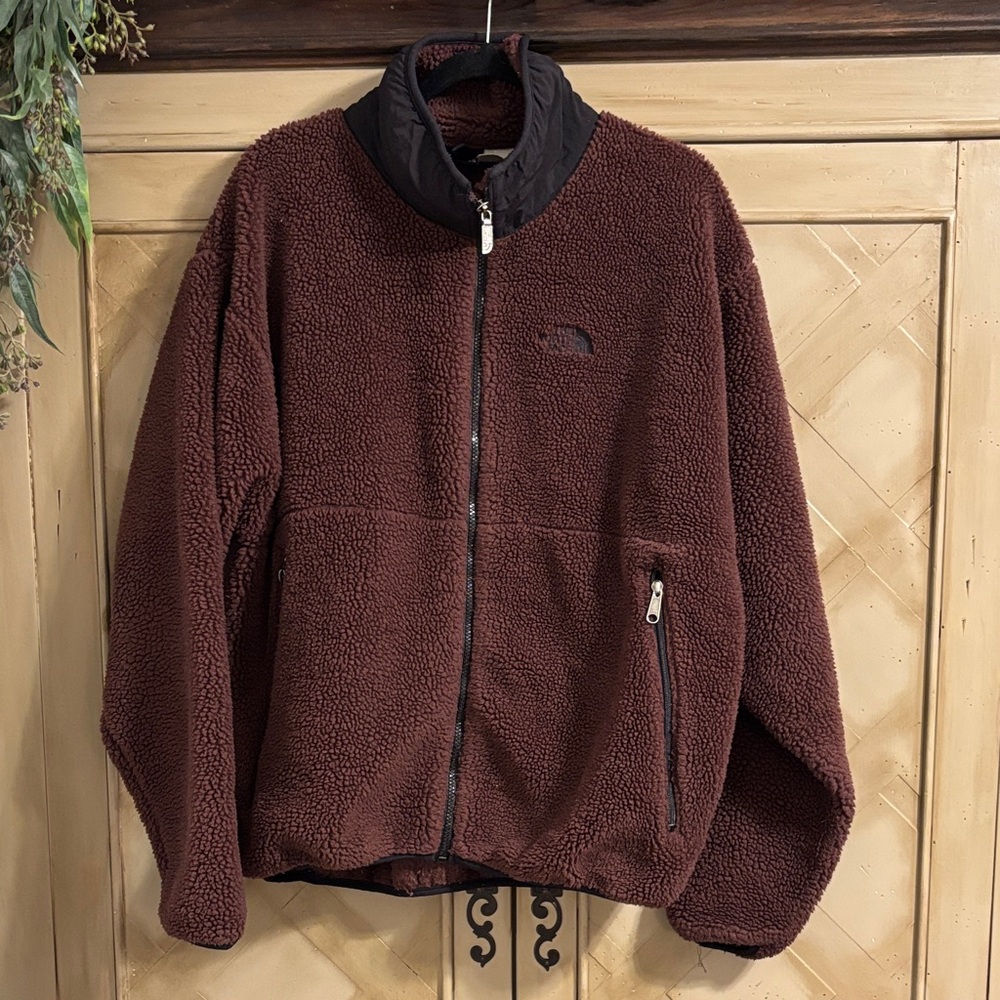 The North Face Maroon Fleece Jacket